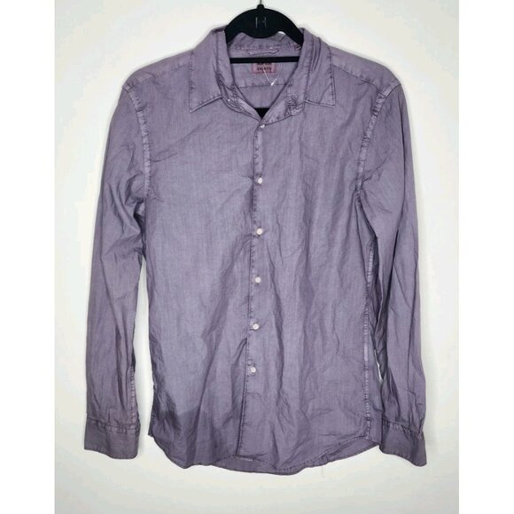 Aspesi Other - Aspesi Long Sleeve Button Down Purple  Shirt Men Size 38/15 Cotton